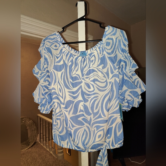 Spring Ruffly Top - Picture 1 of 3